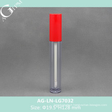 Transparent&Empty Plastic Round Lip Gloss Tube AG-LN-LG7032, AGPM Cosmetic Packaging , Custom Colors/Logo